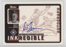 1999 Upper Deck Retro Inkredible Rusty Greer #RG Auto 7xr