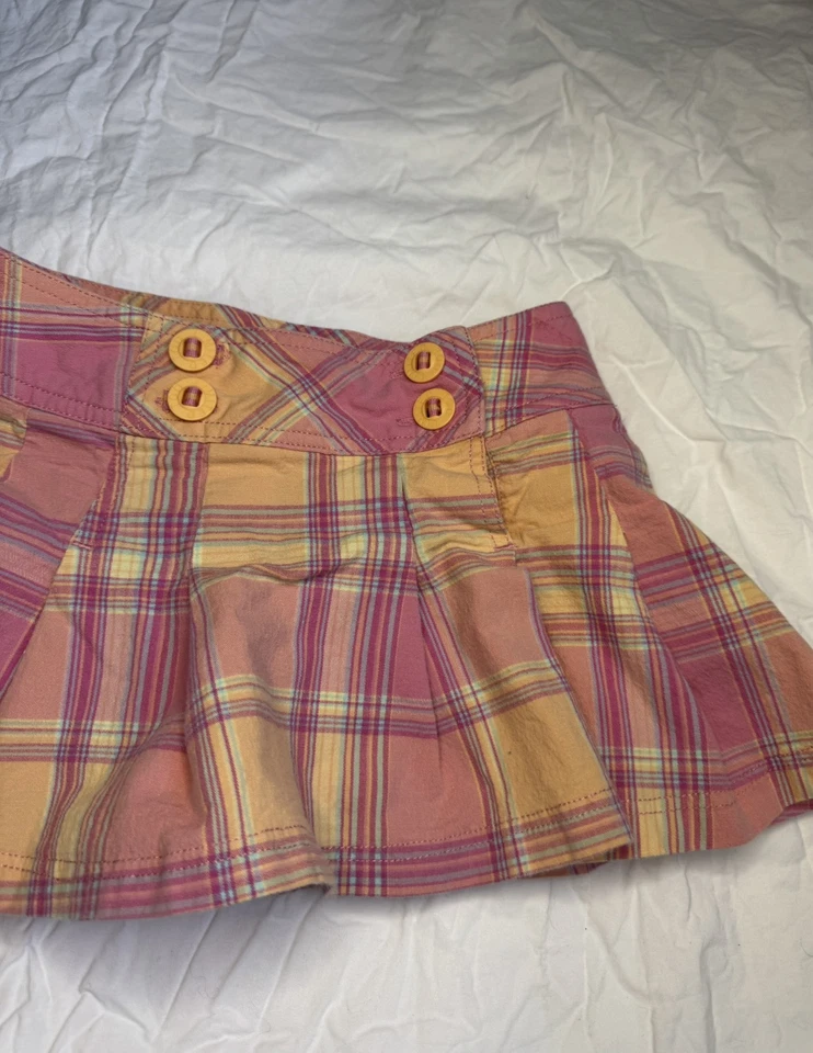 Mini Skort Y2K Limited Too Girls Rosa a Cuadros Niñas 7 Foto 2 de 4