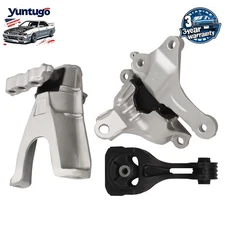 3pcs Engine Motor & Transmission Mount for Honda Civic l4 2.0L AUTO 2016-2019