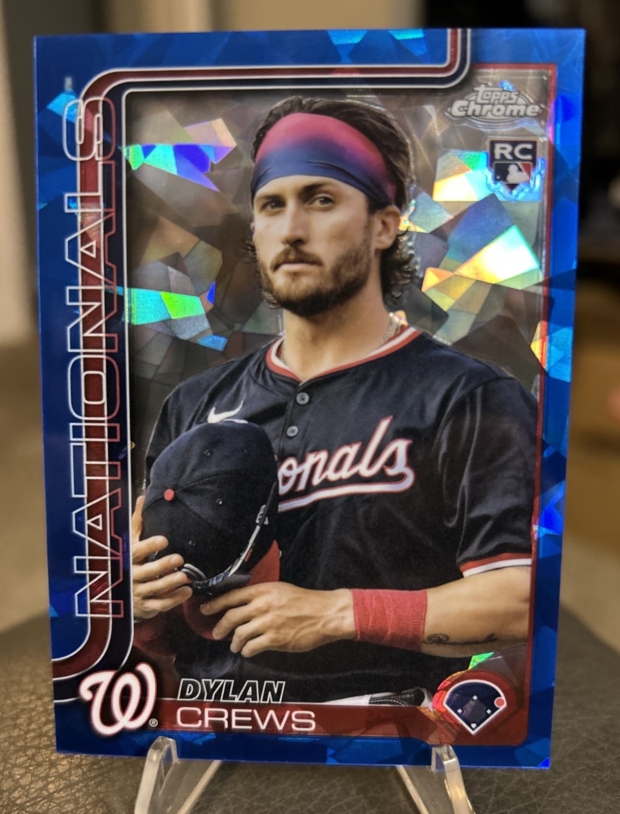 2025 Topps Chrome Sapphire Image Variation Dylan Crews #146 (RC)