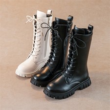 Mädchen Kampfstiefel mit seitlichem Reißver...