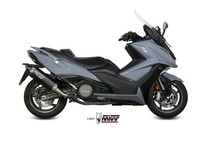 Kymco AK 550 2017-2020 Mivv Speed Edge SchalldäMpfer Auspuff Black Inox Schwarz