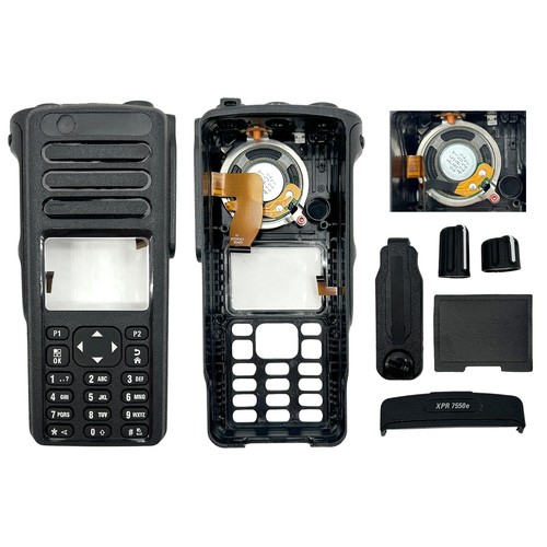 10-pak XPR 7550e Zamienna obudowa Pokrowiec z głośnikiem do radia XPR7550E - Zdjęcie 2 z 5