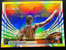 Topps 2024-25 NBA Hoops Shai Gilgeous-Alexander Thunder #268 Highlights Insert