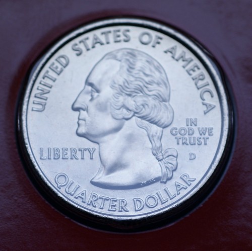 2008 D Oklahoma Quarter ~ Satin Mint Strike ~ In Mint Wrap from Mint Set - Picture 2 of 2