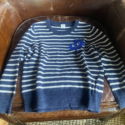 JCrew Crewcuts Sweater Boys 4/5 Blue Pullover