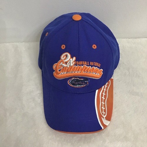 Cappello Florida Gators UF Team Curvo Bill Cap Berretto Baseball Unisex 2X Campioni - Foto 6 di 8