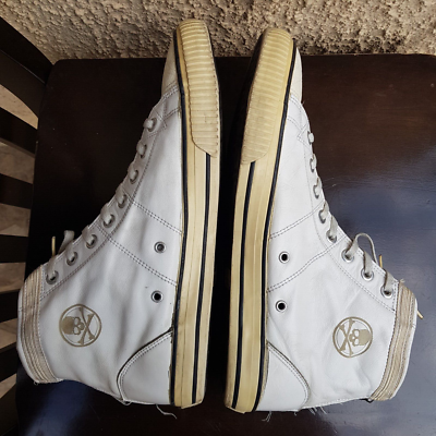 MASTERMIND JAPAN x VISVIM WHITE KIEFER HIGH TOP SNEAKER SIZE 11 US