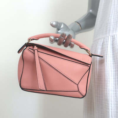 Loewe Puzzle Mini Bag Pink Leather Crossbody NEW | eBay Loewe Puzzle Mini Bag Pink Leather Crossbody NEW | eBay