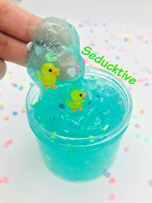 Seducktive Clear Scented Slime Made in U.S.A + Tons of Free Gifts
