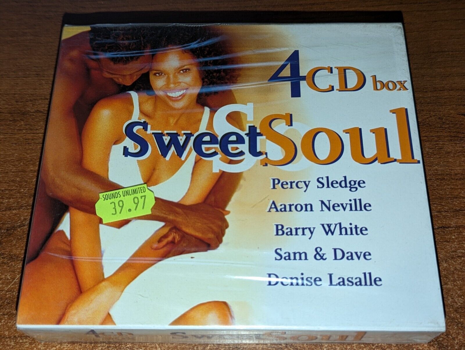 *NEW/SEALED* Sweet Soul 4-Disc CD Box Set 60 Songs Percy Sledge/Barry White+