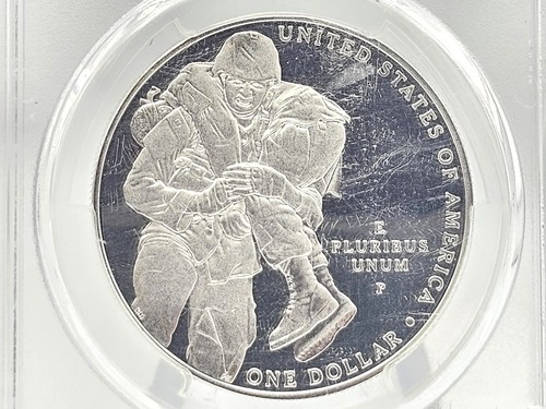 2011-P PCGS PR69DCAM U.S. Mint Medal Of Honor Commemorative 50556 - Picture 2 of 4