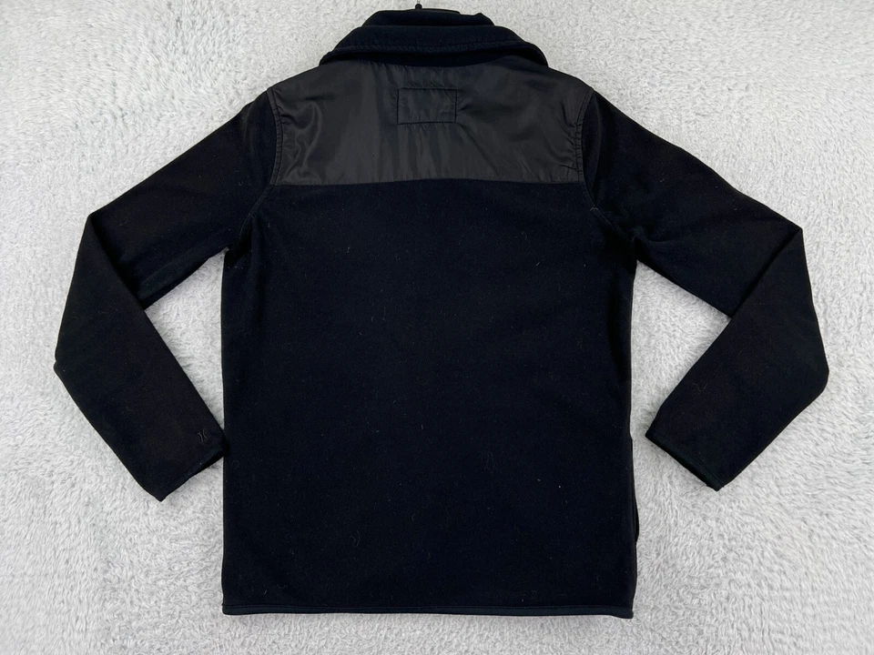 Chaqueta Hurley Mujer M Negra Cremallera Completa Bolsillos Cuello Simulado Ligera Skate Surf Foto 2 de 4