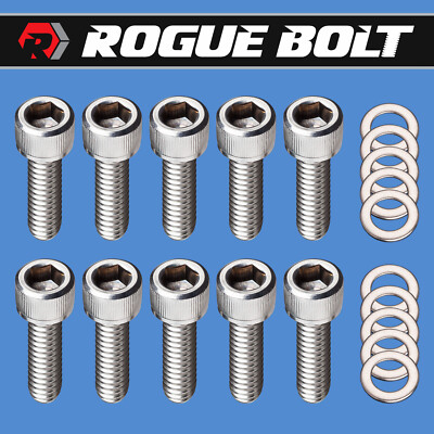 SBC BBC TIMING COVER BOLTS SMALL / BIG BLOCK CHEVY W/ALUMINUM COVER 350 427 454