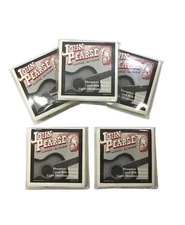John Pearse Guitar Strings 5 Sets Acoustic Silk Wound Phos Bronze #610LM