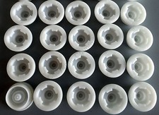  20 Pack Poly Plug Buttress Bung Cap 2" w 3/4" Knock Out for Plastic Barrels