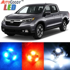 16 x Premium Xenon White LED Lights Interior Package for Honda Ridgeline + Tool