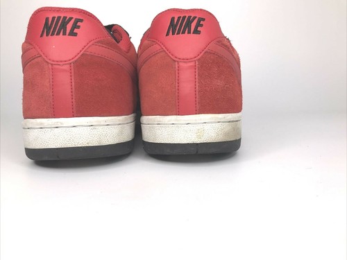 Nike Air Force 1 Low Top Shoes Men's 13 Red/Black/White Suede Tops - Picture 5 of 16
