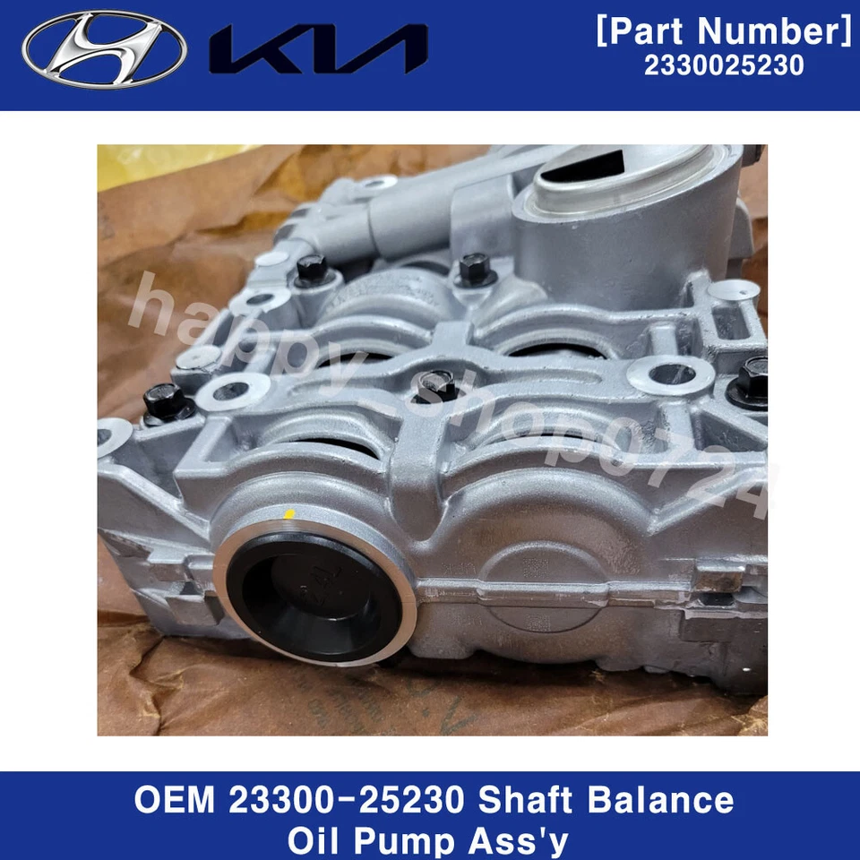 Bomba de óleo de equilíbrio de eixo fabricante de equipamento original 23300-25230 Ass'y para Kia Sportage 2.4L 2010-2013 - Imagem 4 de 4