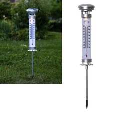 LED Solar Außen-Thermometer 57cm beleuchtet ...