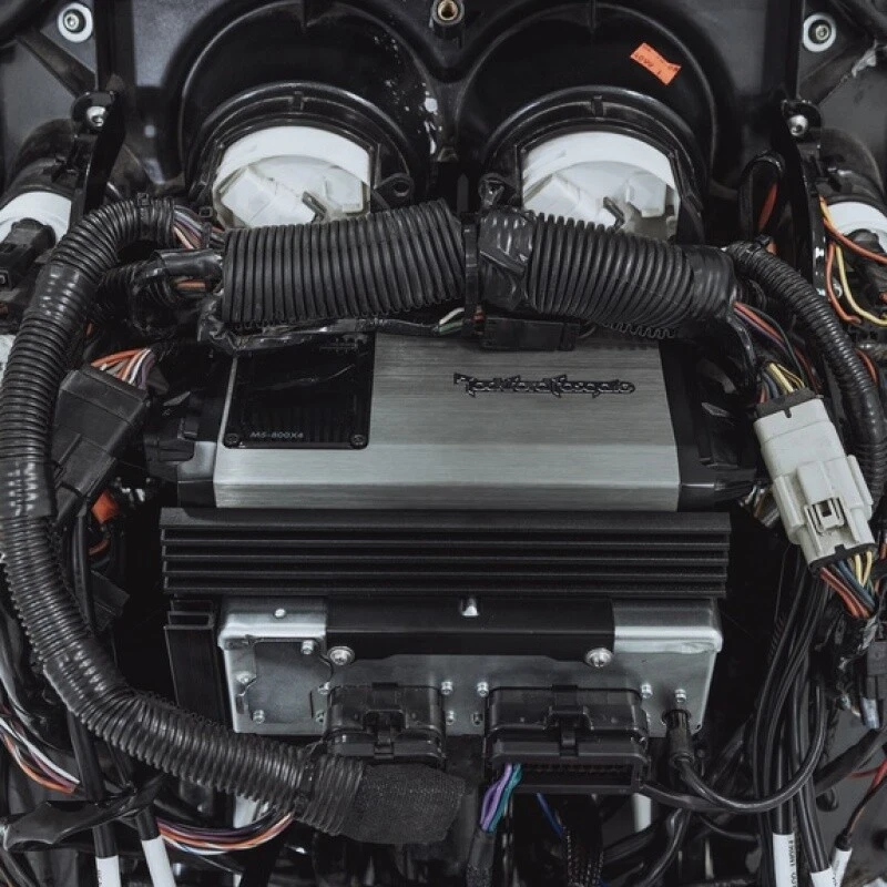 Rockford Fosgate Fits 1998-2013 Harley Davidson Motorcycle Amp Install Kit - Image 2 of 2