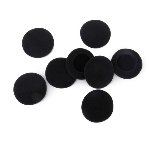 4 Paar 60mm Ersatz Ohrpolster Schaum Pad Cover für Headset Kopfhörer Schwarz - Picture 3 of 9