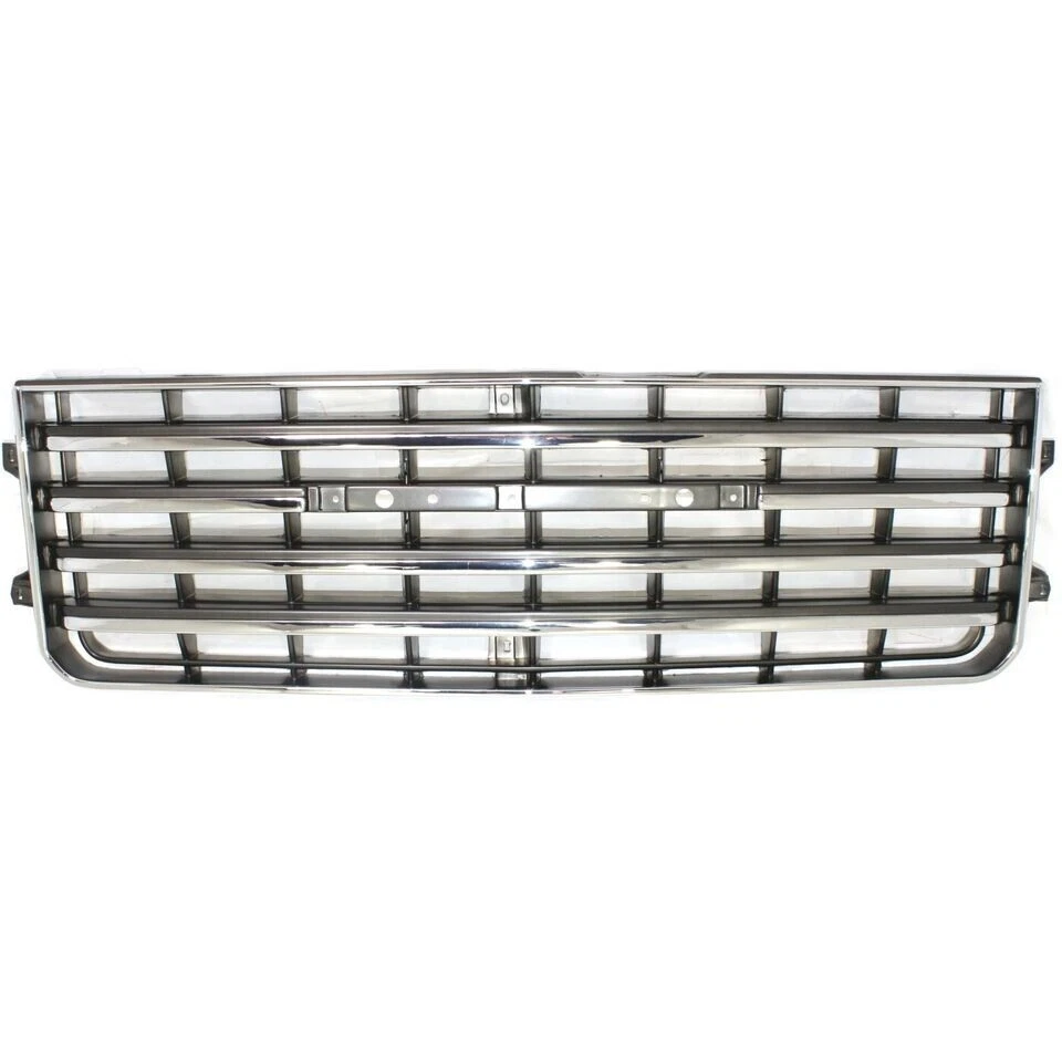 New Front Grille Chrome Shell w/ Gray Insert Fits 1981-1987 Toyota Land Cruiser - Изображение 2 из 4