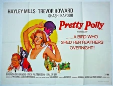 PRETTY POLLY ORIGINAL UK QUAD FILM POSTER 1967