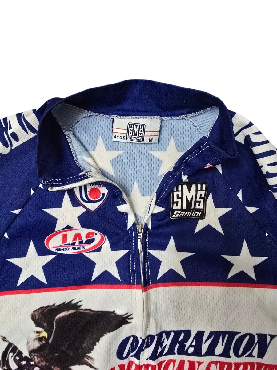 SMS Santini Triathlon Bike Cycling Full Zip Jersey Made in