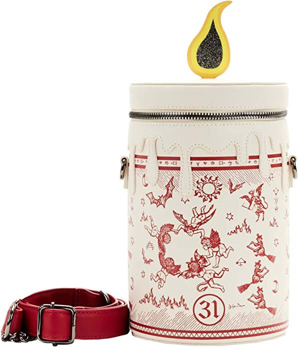Hocus Pocus Black Flame Glow Candle Crossbody Bag | eBay display picture 3