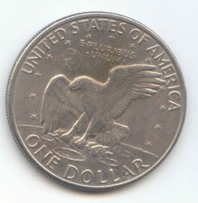 USA 1972D One Eisenhower Dollar American $1 $ 1 1972 D Exact Coin Eagle Landing