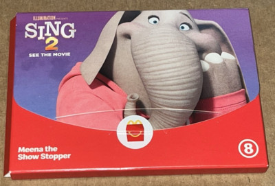 2021 SING 2 MCDONALD'S HAPPY MEAL TOY - MEENA THE SHOW STOPPER POP UP STAGE #8