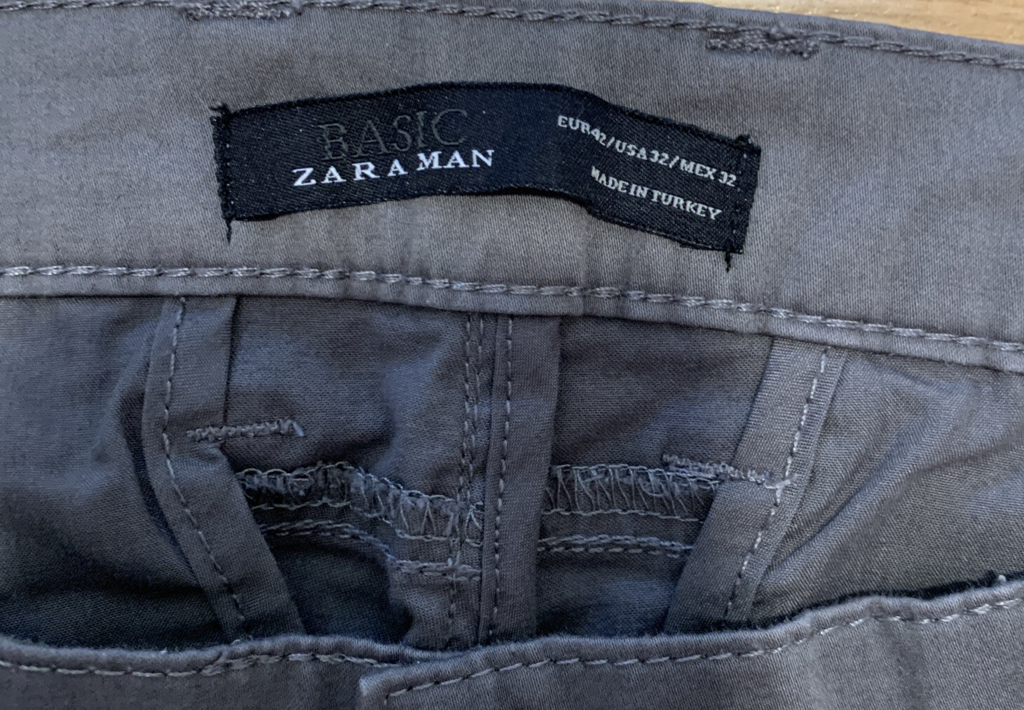 Zara Basic Collection Men Slim Straight Chino Pan… - image 5