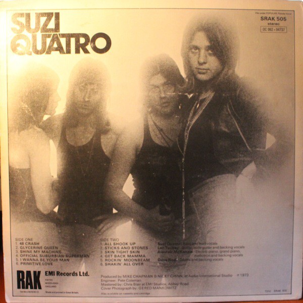 Suzi Quatro Rock Now EOP-80919【現状品】 Suzi Quatro Rock Now EOP-80919【現状品】 スージー クアトロ