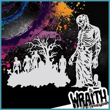 Zombie #5 - Reusable Airbrush Stencil Template