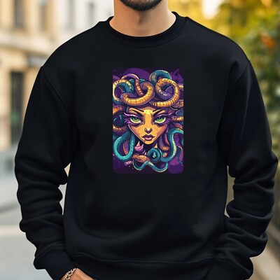 Medusa Cartoon Sweatshirt Kuschelig und Perfekt für jeden Anlass S bis 4XL