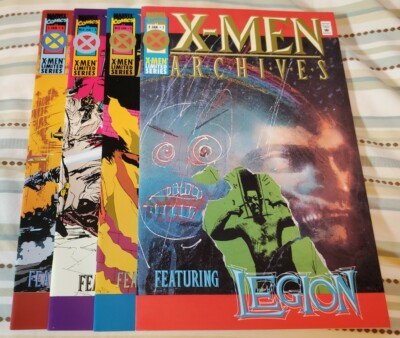 X-MEN ARCHIVES #1-4 COMPLETE SET (1995 Marvel) Legion
