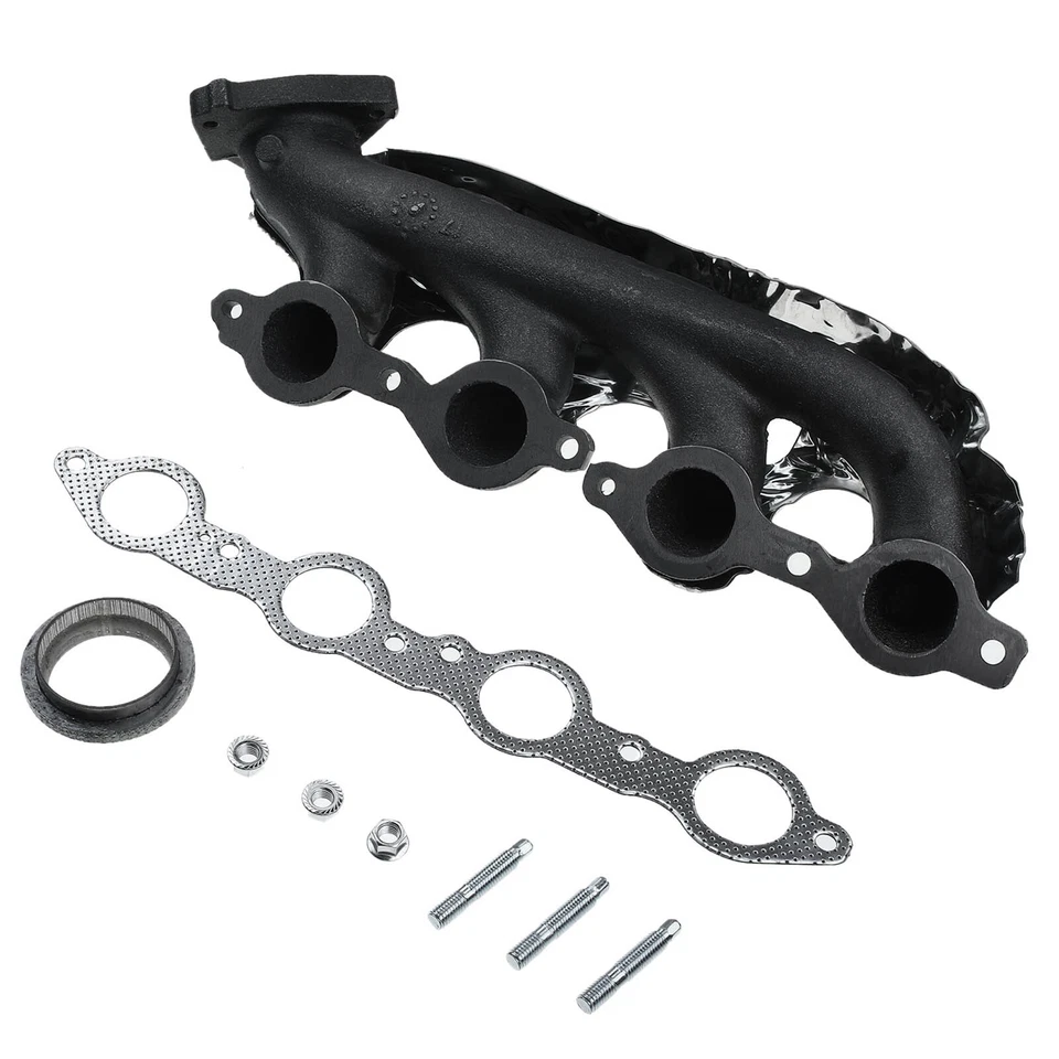 2x Colector de escape izquierdo y derecho con kit de junta para GMC Savana Sierra 2500 Yukon Foto 4 de 4