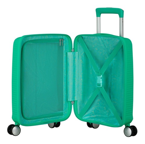 American Tourister Soundbox Mini Spinner 47 / 16 Trolley Bright Green mint Neu - Bild 6 von 7