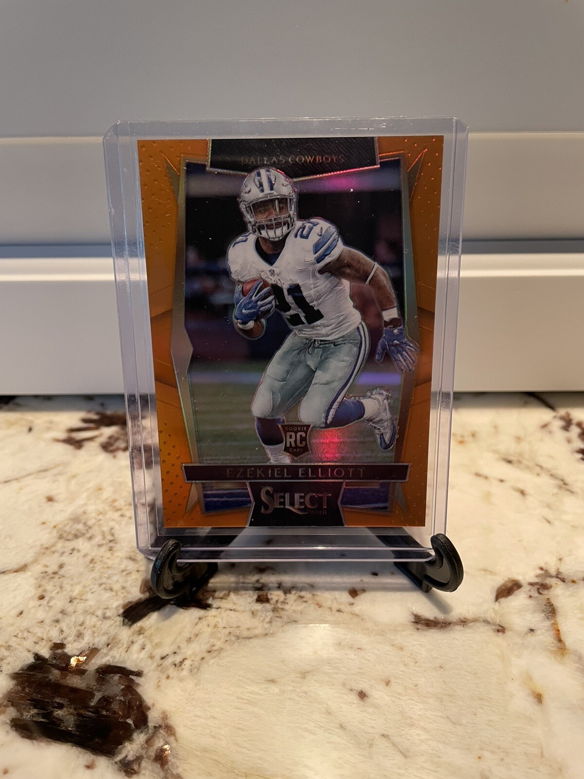 2016 Select Ezekiel Elliott Orange Concourse Rookie card #82  16/49 Cowboys!