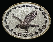 American Bald Eagle Bird Patriotic Vintage Belt Buckle