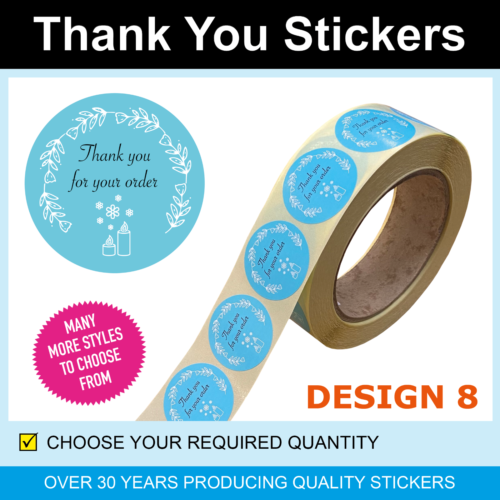35mm Candle Making Thank You Stickers / Labels - Only £2.49 for 120  - Picture 1 of 28