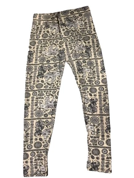 Paisley 100% Cotton Leggings for Women