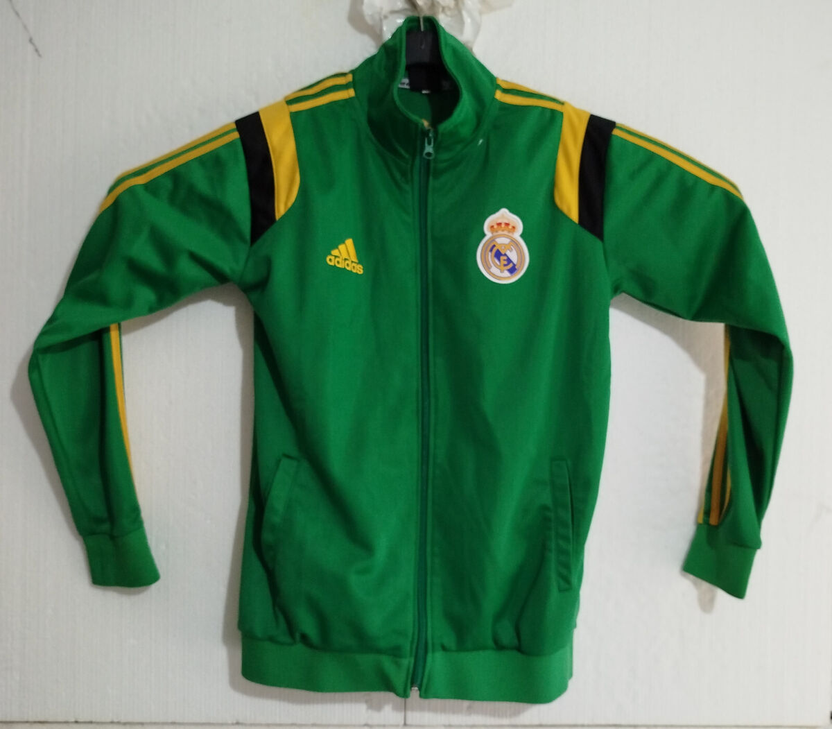 Real Madrid Track top jacket Adidas 03/14 GREEN Football Real Madrid Track top jacket Adidas 03/14 GREEN Football