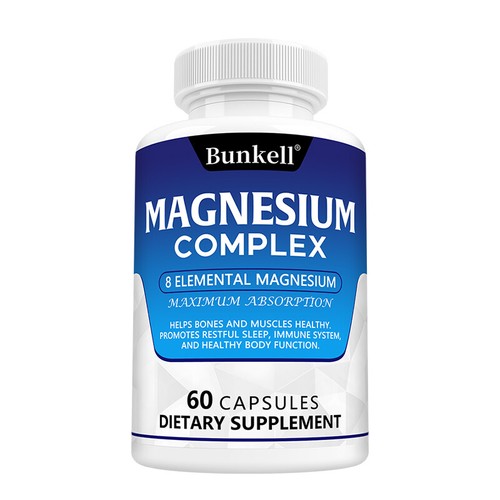 Cápsulas complejas de magnesio - Apoya la salud ósea y cardíaca, equilibra la salud del sueño - Imagen 14 de 15