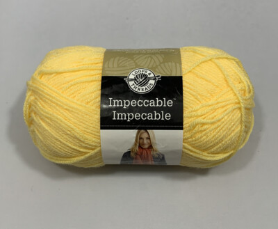 NEW Loops & Threads Impeccable Yarn 100% Acrylic Butterscotch/Caramel