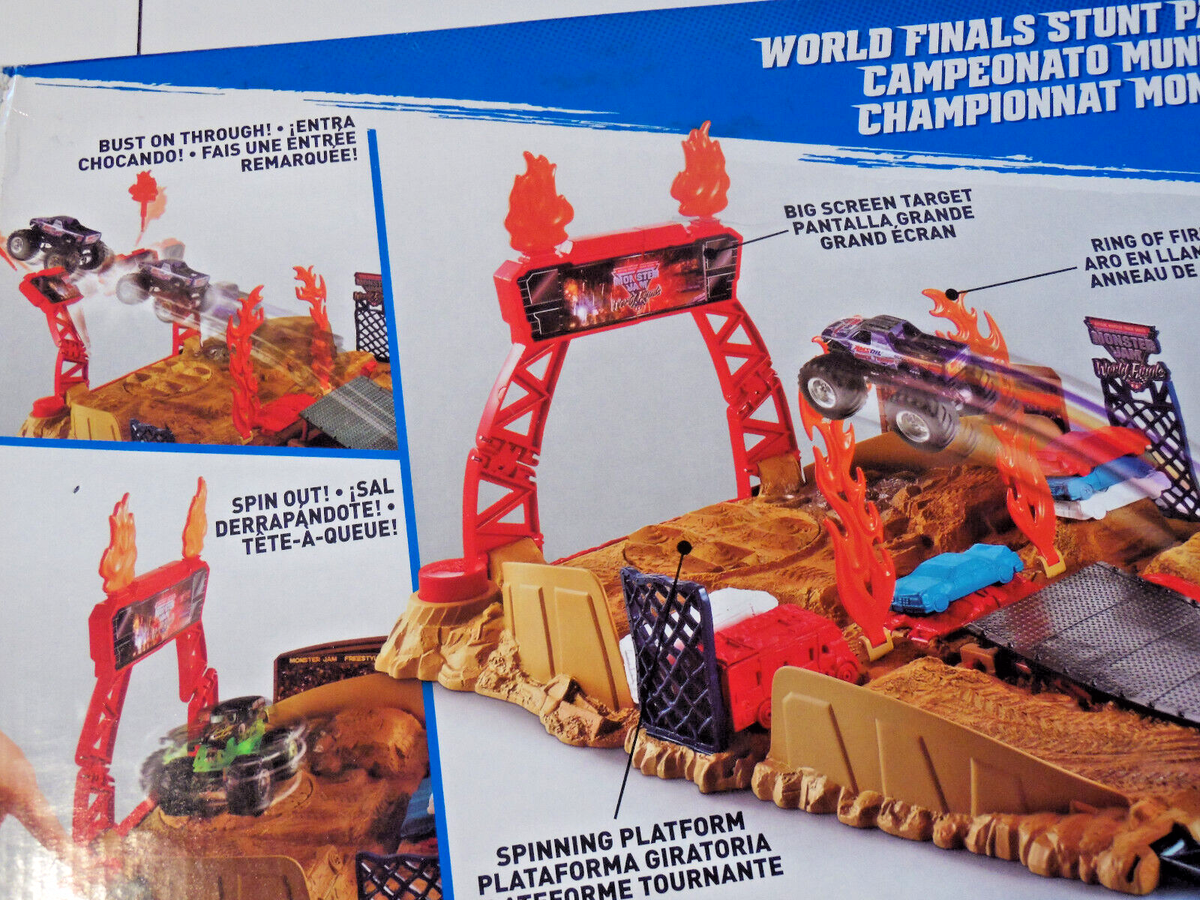 Hot Wheels Monster Jam World Finals Stunt Pack Play Set 911398
