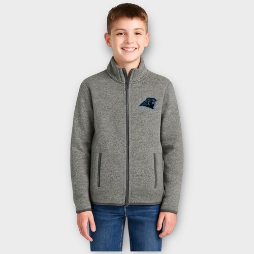 NWT Carolina Panthers NFL Team Apparel Youth Full-Zip Jacket – M (10/12) - Picture 2 of 8
