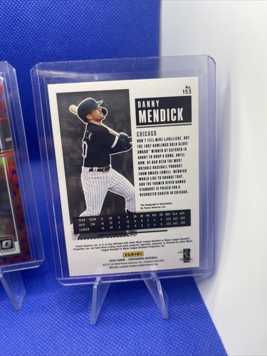 2022 Topps Archives Snapshots Romy Gonzalez Auto+Danny Mendick /45 Rated Rookie+ - Picture 7 of 9