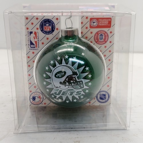 Sports Collector's Series Glass Ornament NFL Jets - Imagen 3 de 6